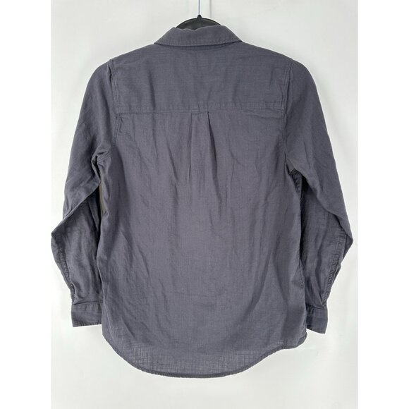 Marine Layer Aria Relaxed Fit Embroiderd Long Sleeve Shirt Women’s XS Read - Picture 8 of 10